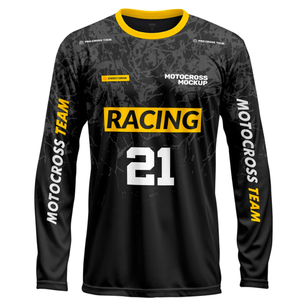 Mockup camiseta motocross