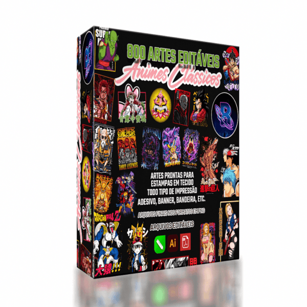 800 artes Animes e Cartoons Vol 1
