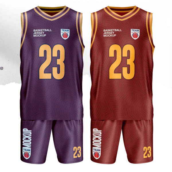 Mockup uniforme baskete