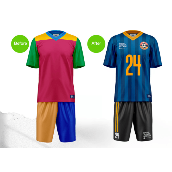 Mockup uniforme masculino time - Image 2