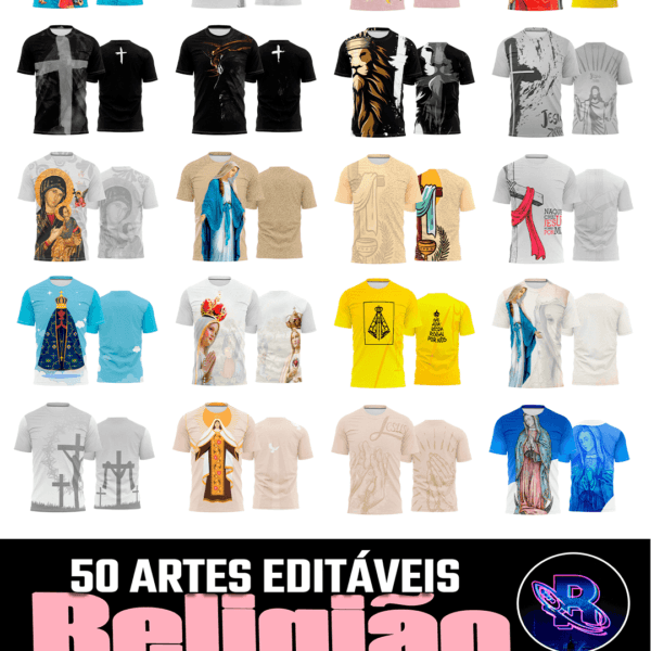 50 Artes editáveis com tema religioso Vol 1 - Image 4