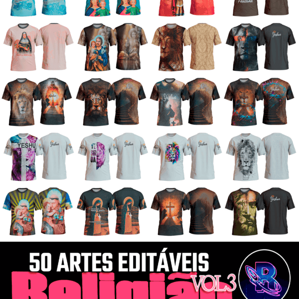 50 Artes editáveis com tema religioso Vol 3 - Image 4