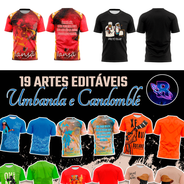 19 Artes editáveis - Umbanda e Candomblé - Image 5