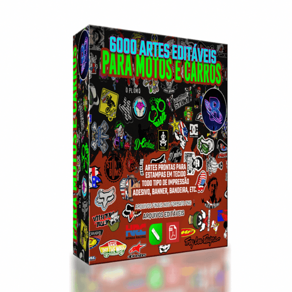 6000 artes para Stickers e cartelas de adesivos