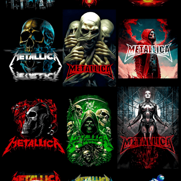 40 Ilustrações do Metallica feitas por IA - Image 4