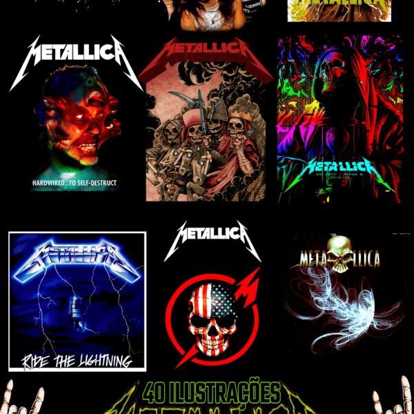 40 Ilustrações do Metallica feitas por IA - Image 2
