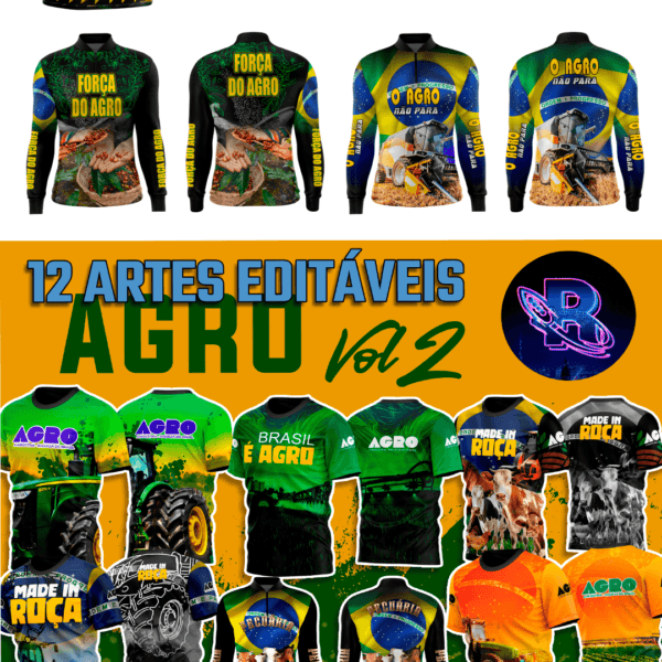 12 artes editáveis Agropecuária Vol 2 - Image 3