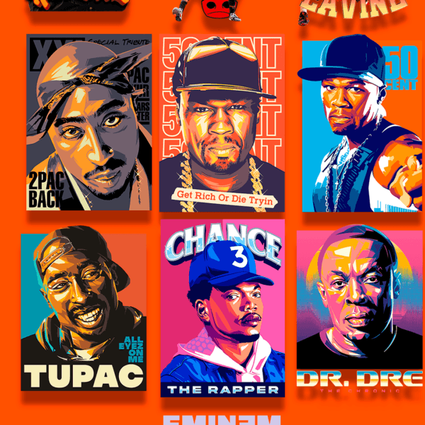 120 artes da NBA e Hip Hop Vol 1 - Image 10