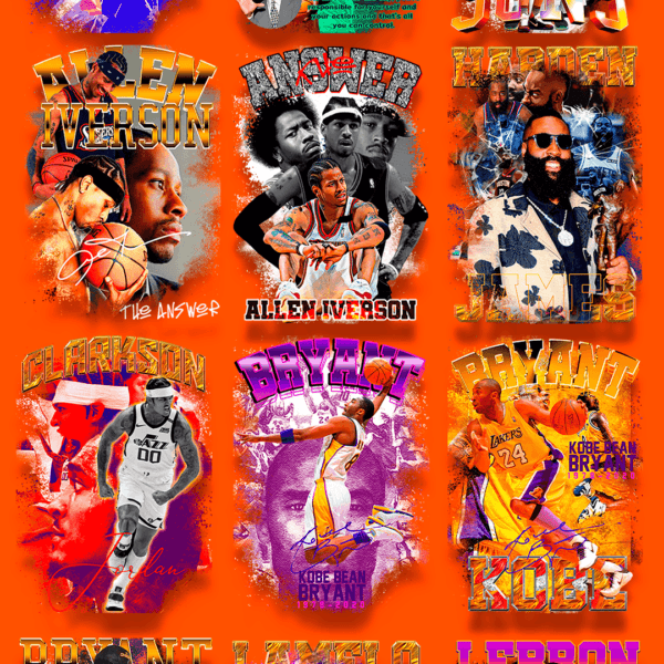 120 artes da NBA e Hip Hop Vol 1 - Image 3