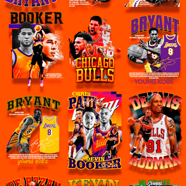 120 artes da NBA e Hip Hop Vol 1 - Image 7