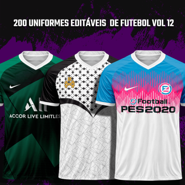 200 Uniformes editáveis de Futebol Vol 12 - Image 2