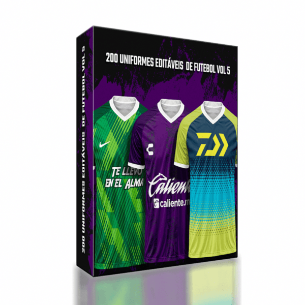 200 Uniformes editáveis de Futebol Vol 5