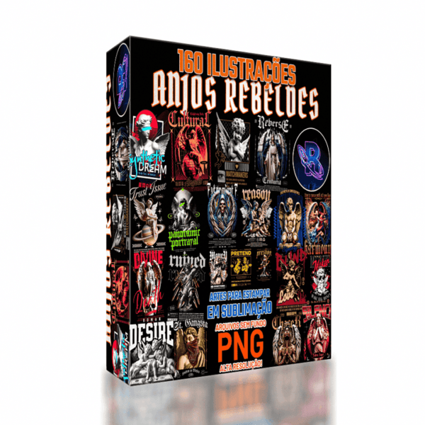 160 Ilustrações de Anjos Rebeldes Vol 1