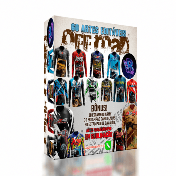 60 Artes editáveis Off Road