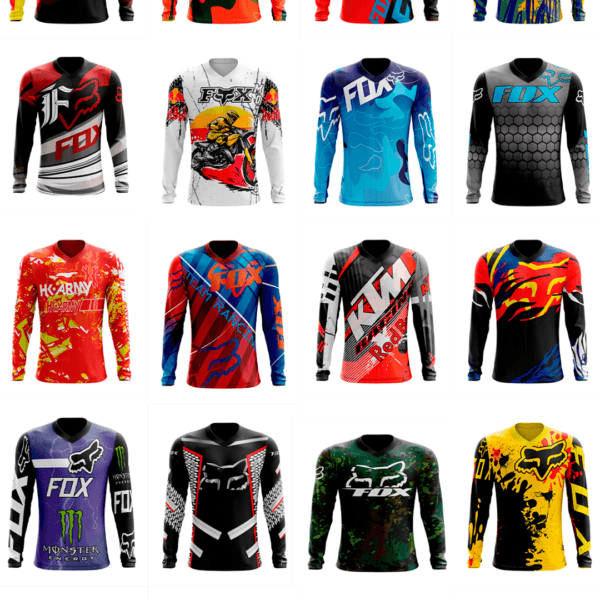 240 artes editáveis para estampa Motocross - Image 11