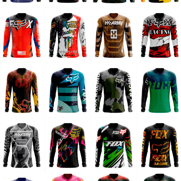 240 artes editáveis para estampa Motocross - Image 10