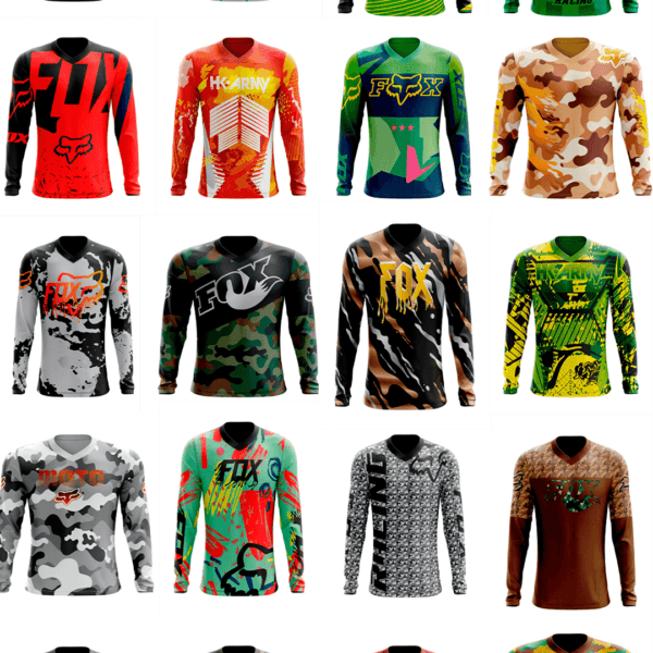 240 artes editáveis para estampa Motocross - Image 8