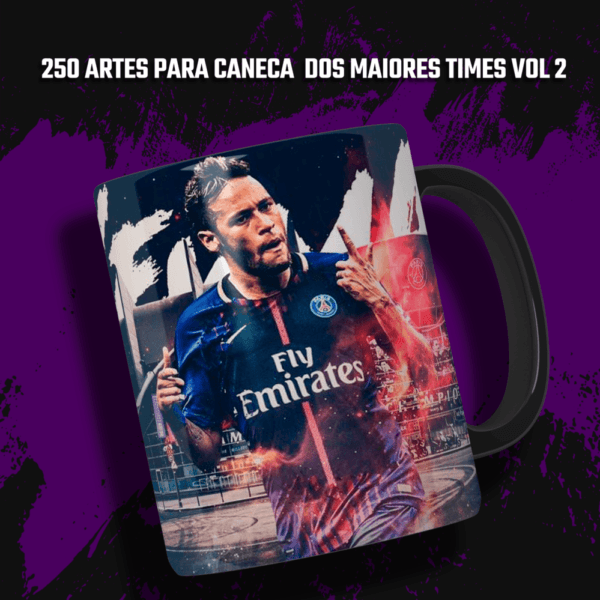 250 artes para caneca dos maiores times Vol 2 - Image 2