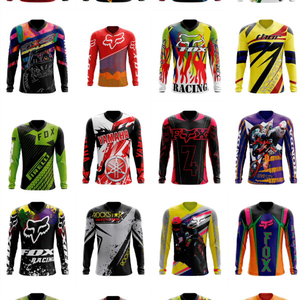 260 artes editáveis para estampa Motocross - Image 10