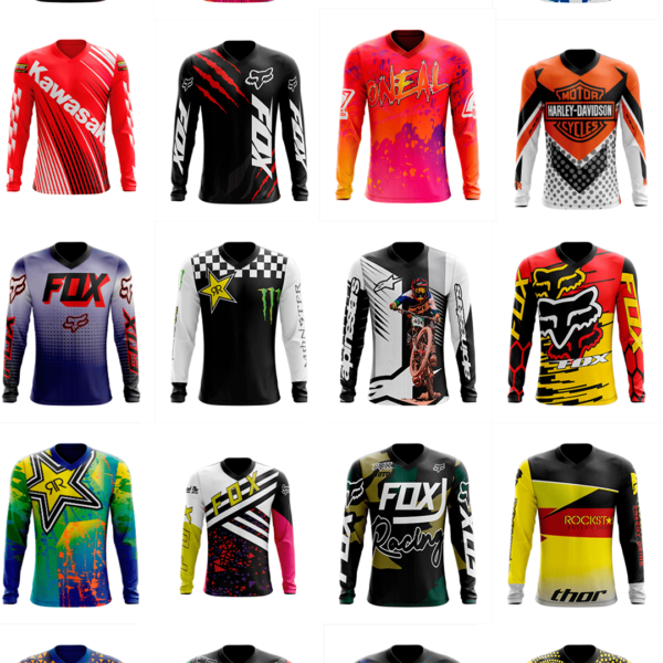 260 artes editáveis para estampa Motocross - Image 5