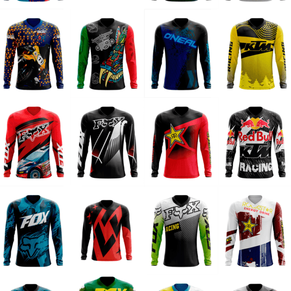 260 artes editáveis para estampa Motocross - Image 6