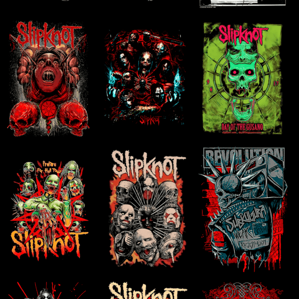 270 artes editáveis Rock & Metal Vol 1 - Image 8