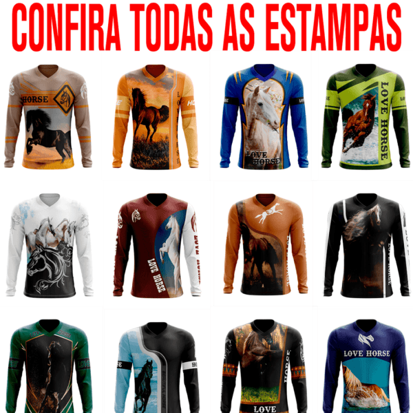 30 artes editaveis para estampa - Cavalos - Image 2