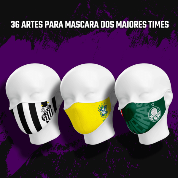 36 artes para máscara dos maiores times - Image 2