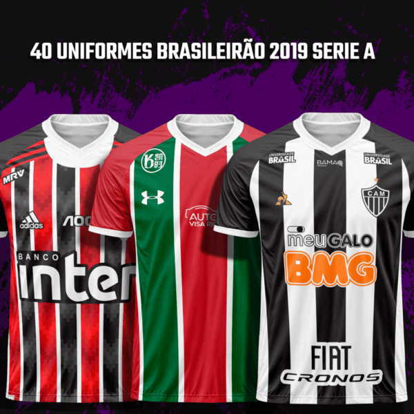 40 Uniformes editáveis Brasileirão 2019 serie A - Image 2