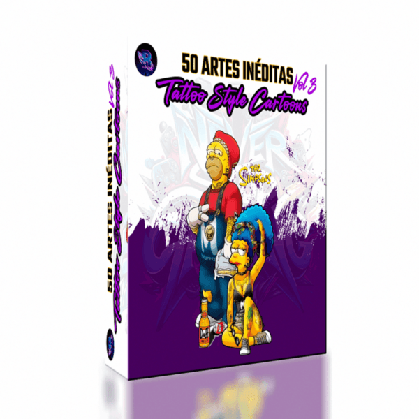 50 Artes Tattoo Style Cartoons Vol 3