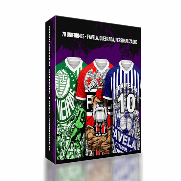 70 Uniformes editáveis - Favela, Quebrada, Personalizados