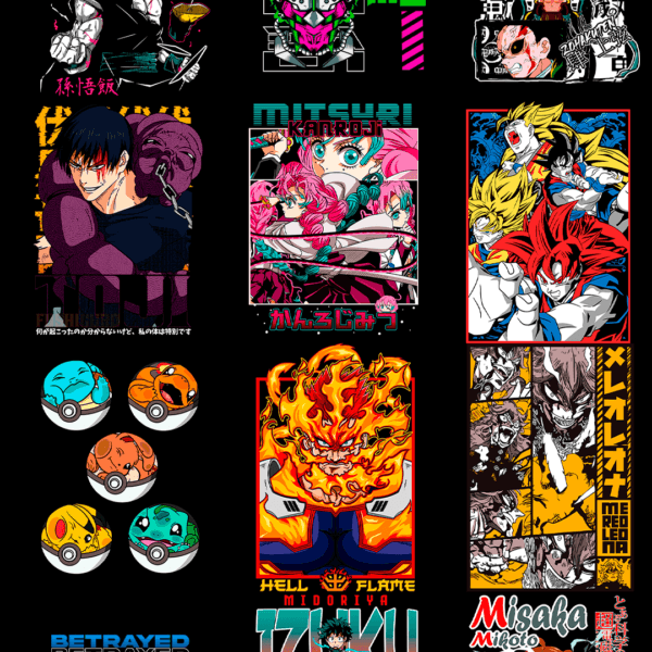 800 artes Animes e Cartoons Vol 1 - Image 10