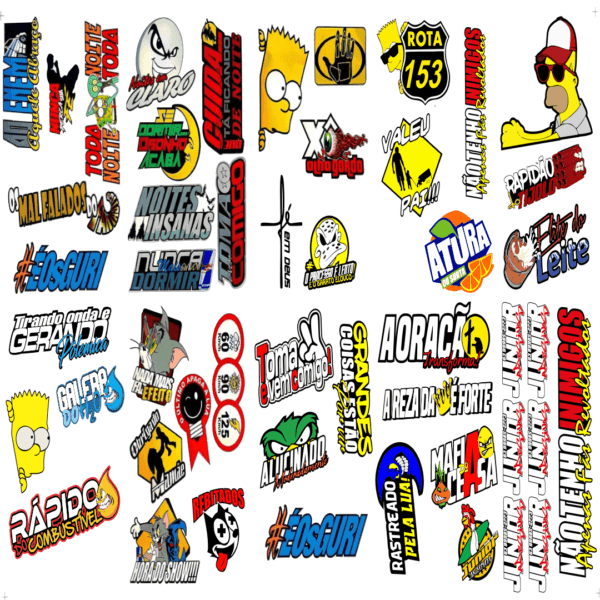 6000 artes para Stickers e cartelas de adesivos - Image 3