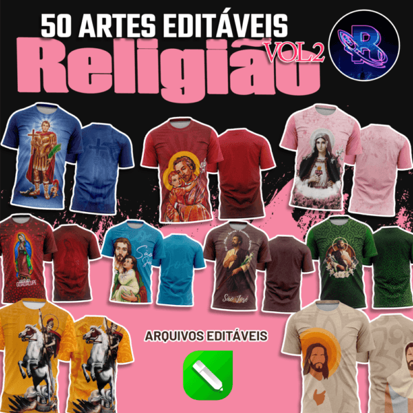 50 Artes editáveis com tema religioso Vol 2 - Image 5