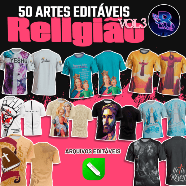 50 Artes editáveis com tema religioso Vol 3 - Image 5