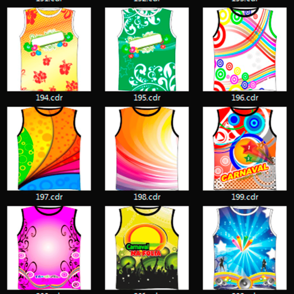 Pack 500 artes editáveis para Abadá - Image 3