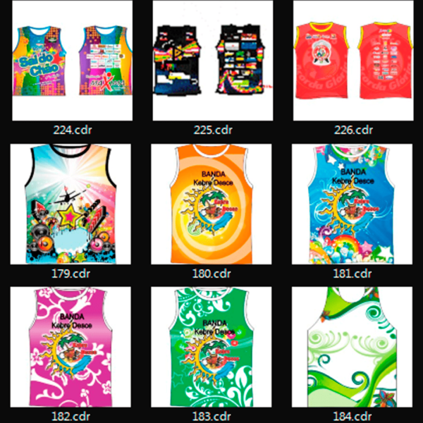Pack 500 artes editáveis para Abadá - Image 9