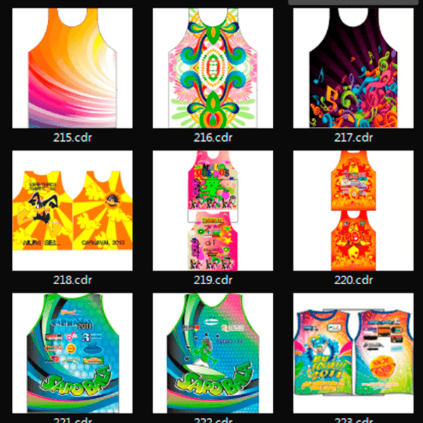 Pack 500 artes editáveis para Abadá - Image 10