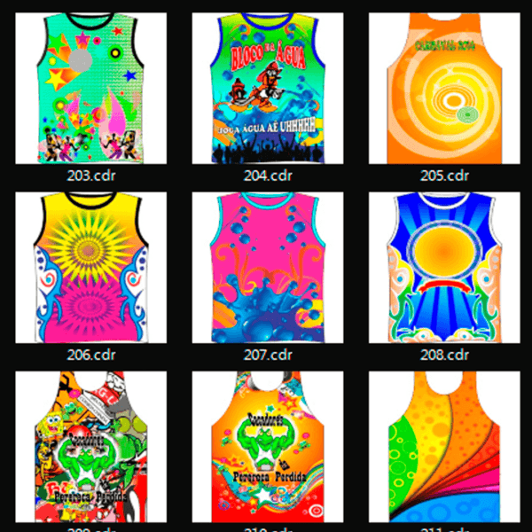 Pack 500 artes editáveis para Abadá - Image 11