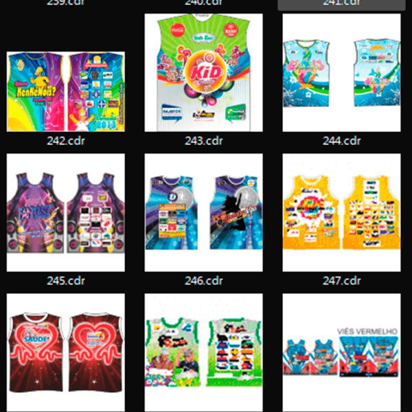 Pack 500 artes editáveis para Abadá - Image 2
