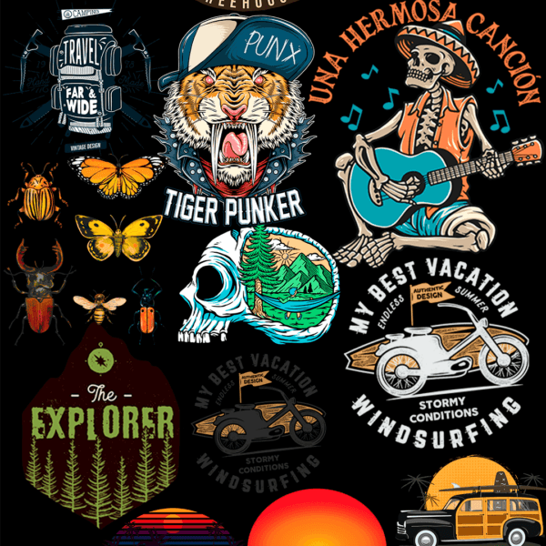 1000 artes com temas de Aventura, Camping, Off Road e muito mais. - Image 8