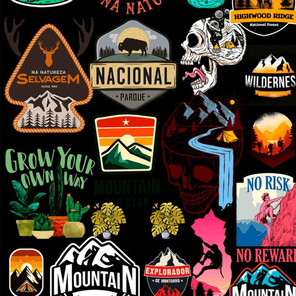 1000 artes com temas de Aventura, Camping, Off Road e muito mais. - Image 10