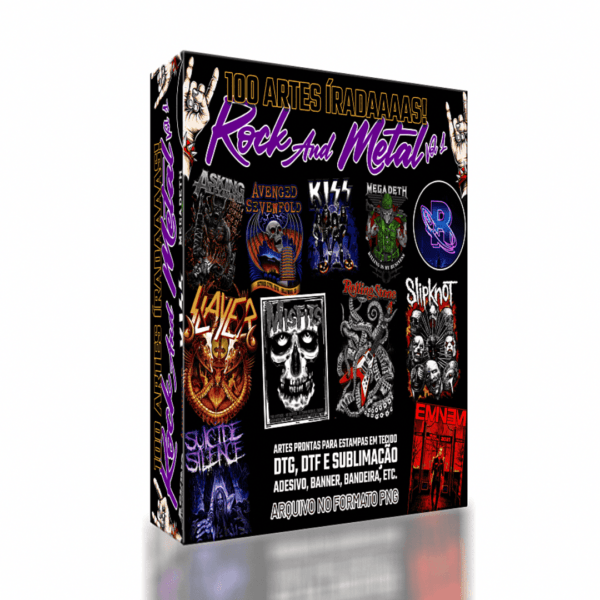 100 artes Rock & Metal  Vol 1