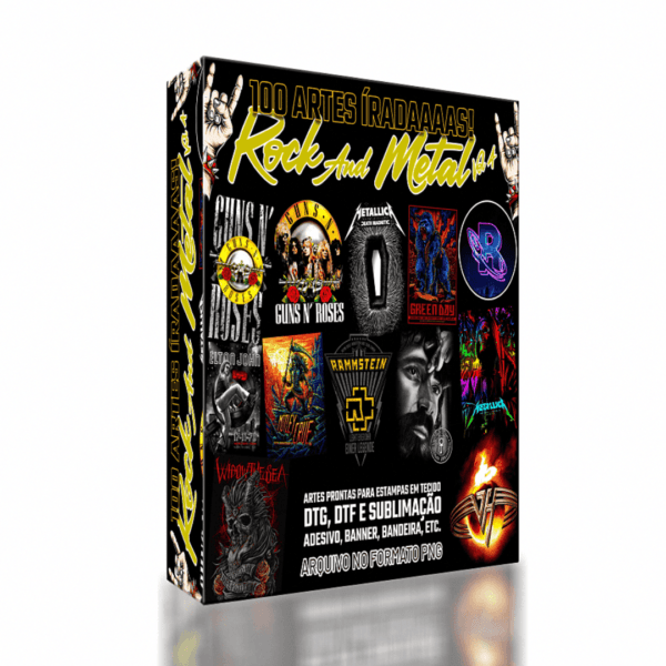 100 artes Rock & Metal  Vol 4