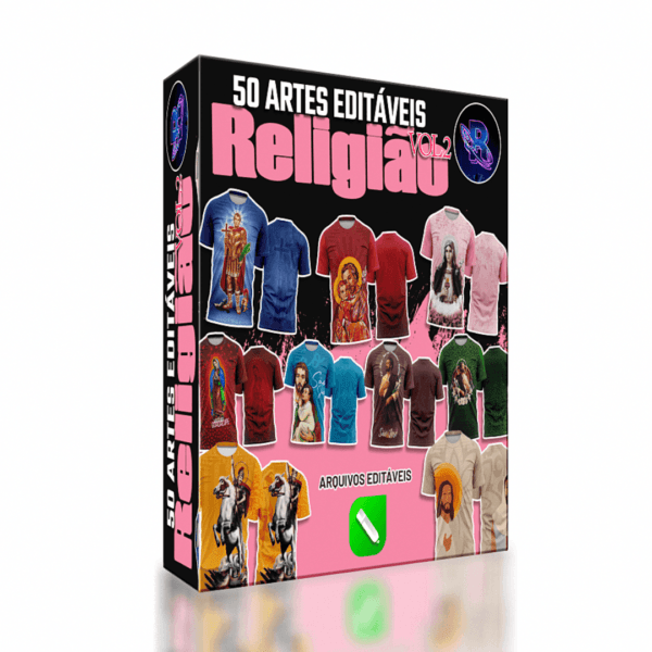 50 Artes editáveis com tema religioso Vol 2
