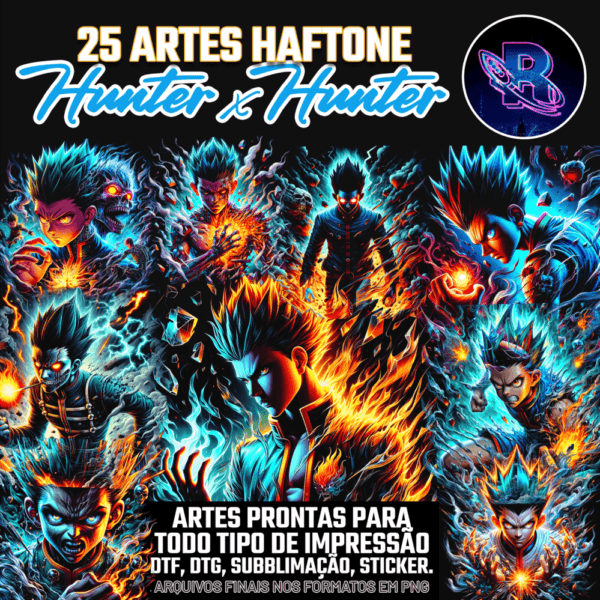 25 Artes Halftone Hunter X Hunter - Image 2