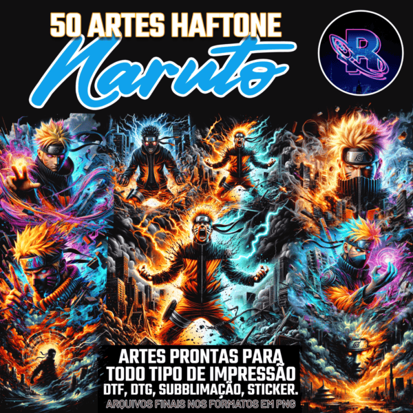 50 Artes Halftone Naruto - Image 2