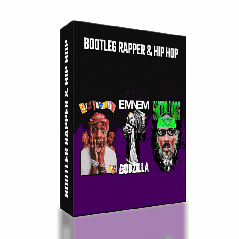 Pack Artes Digitais – 200 Artes Bootleg Rapper & Hip Hop