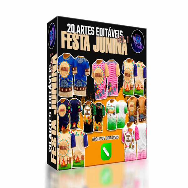 20 Artes editáveis - Festa Junina e São João