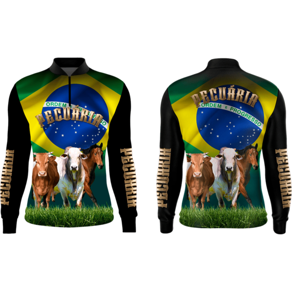 Camiseta  Manga Longa Dry-Fit Agro do Brasil